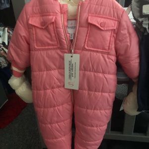 Baby girl snowsuit!  Mint condition never worn!
